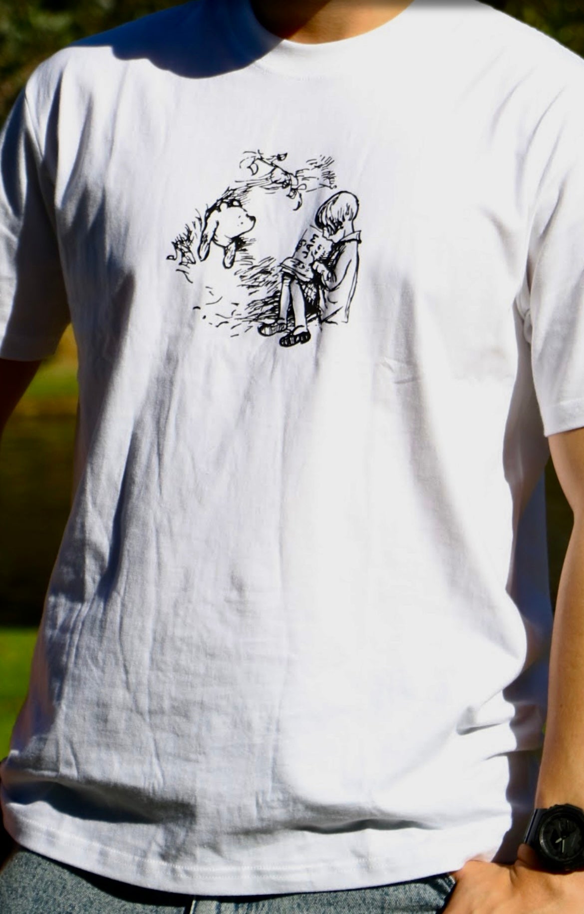 Pooh’s Story-Time Tee - White