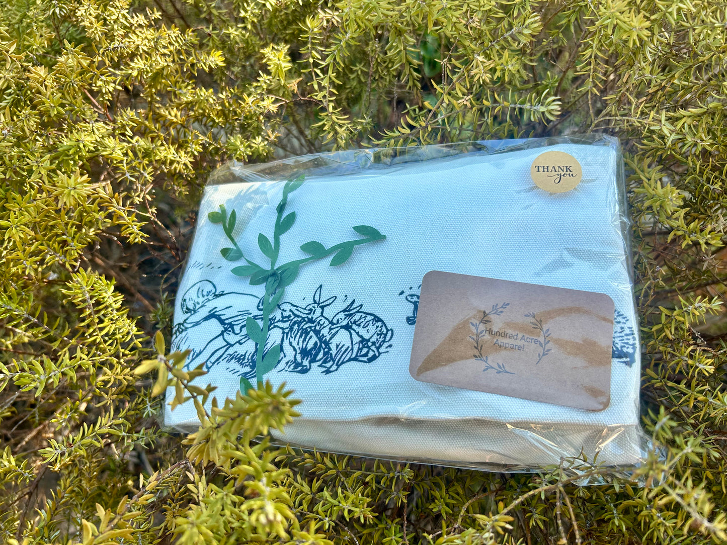 Winnie-The-Pooh Tote Bag - Hundred Acre Woods Tote - Canvas