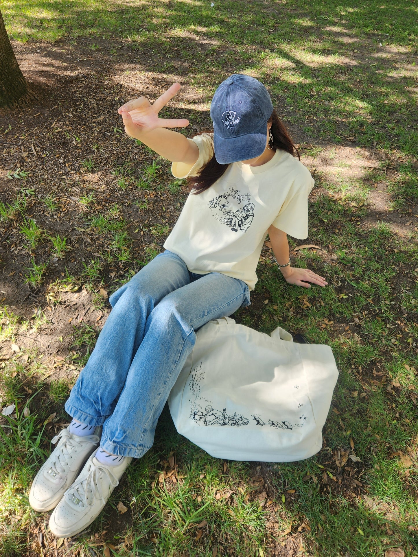 Winnie-The-Pooh Hat - Pooh's Signature Cap - Denim