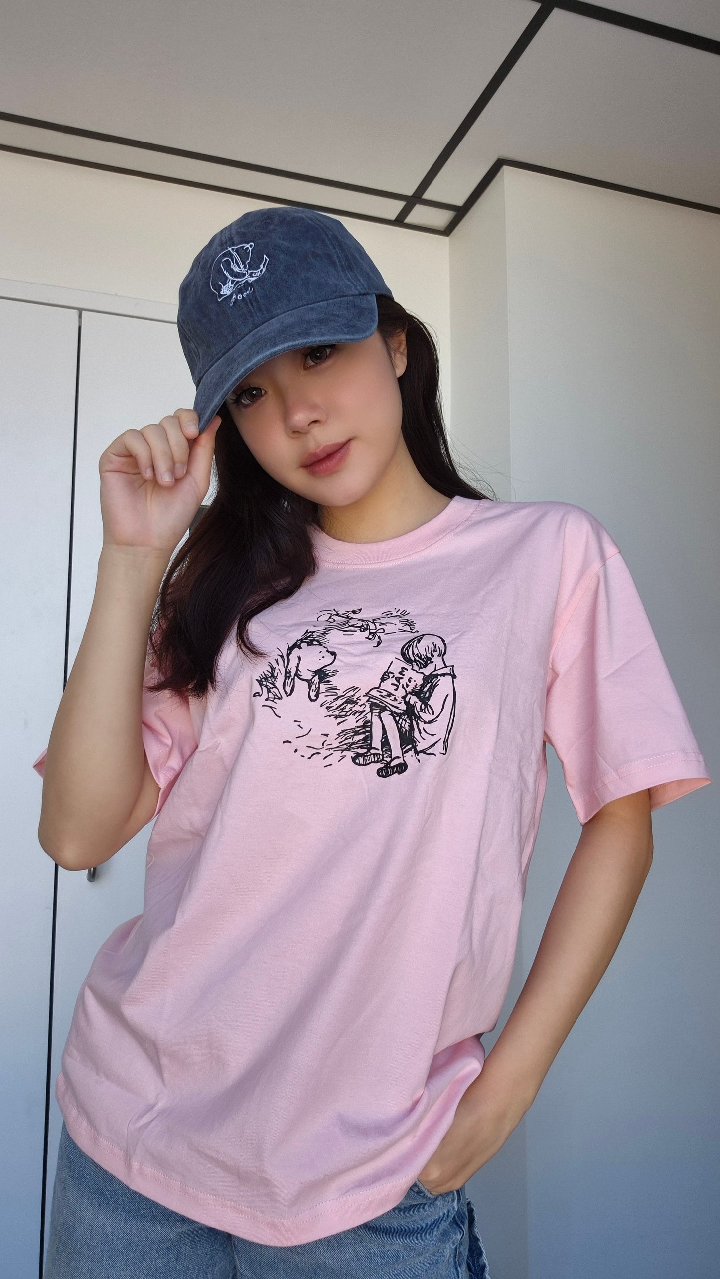 Pooh’s Story-time Tee - Pink