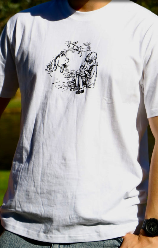 Pooh’s Story-Time Tee - White